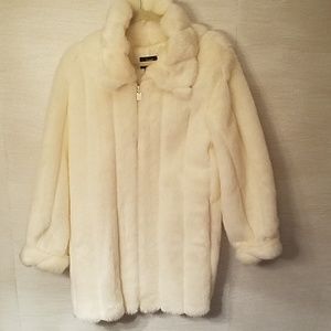 Faux fur coat